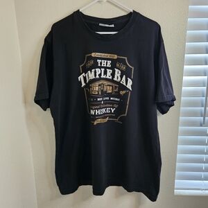 Temple Bar Graphic Tee - Black Men Size XXL